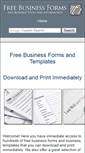 Mobile Screenshot of freebusinessforms.com